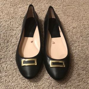 Zara ballet flats with buckle detail